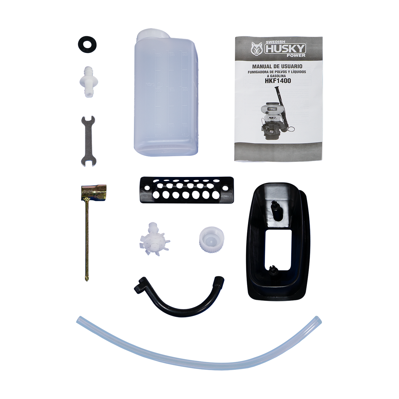 Fumigadora Aspersora 14L De Liquidos Y Polvos Motorizada 2.5 Hp De 2 Tiempos 41.5 CC Husky HKF1400