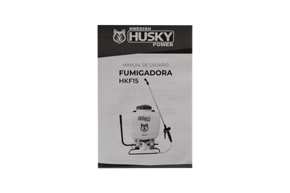 Fumigadora Aspersora Manual De Mochila 15L Pistón De Polietileno Husky HKF15