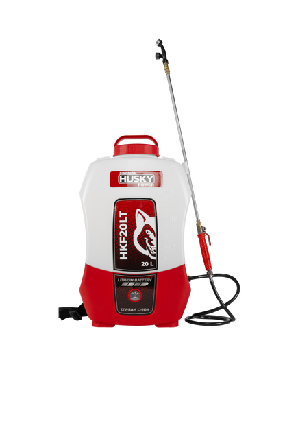 Fumigadora Aspersora 1 Varilla 20L Eléctrica 12V 8 AH Bateria Recargable De Lithium Husky HKF20LT