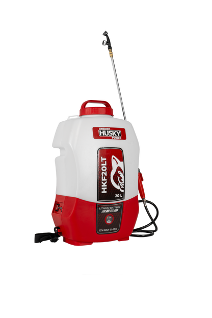 Fumigadora Aspersora 1 Varilla 20L Eléctrica 12V 8 AH Bateria Recargable De Lithium Husky HKF20LT