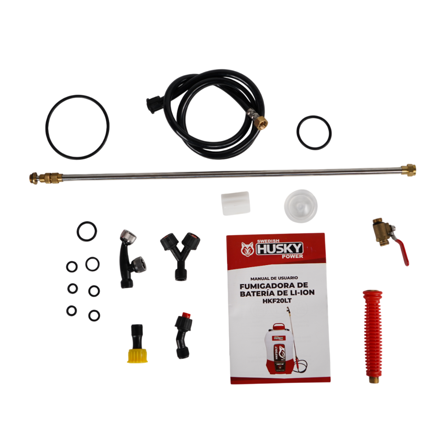 Fumigadora Aspersora 1 Varilla 20L Eléctrica 12V 8 AH Bateria Recargable De Lithium Husky HKF20LT