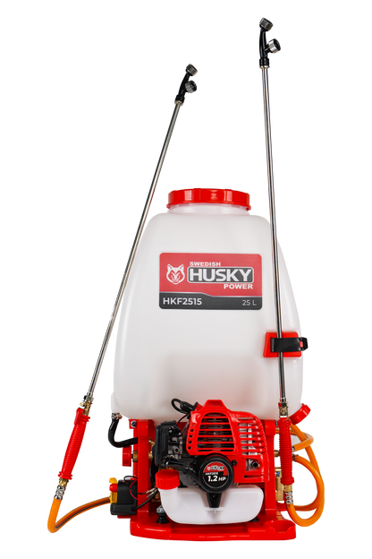 Fumigadora Aspersora 25L De Doble Varilla Motorizada 1Hp De 2 Tiempos 26 CC Husky HKF2515