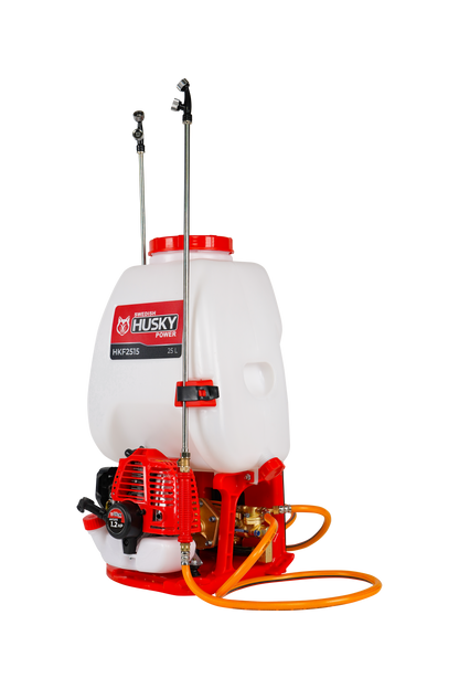 Fumigadora Aspersora 25L De Doble Varilla Motorizada 1Hp De 2 Tiempos 26 CC Husky HKF2515