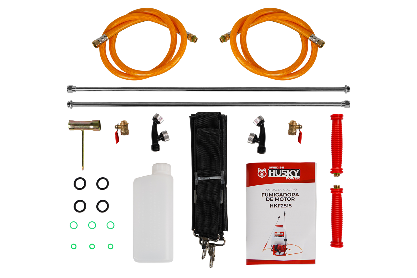 Fumigadora Aspersora 25L De Doble Varilla Motorizada 1Hp De 2 Tiempos 26 CC Husky HKF2515