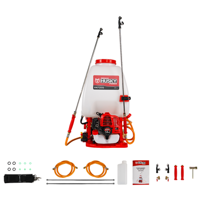 Fumigadora Aspersora 25L De Doble Varilla Motorizada 1Hp De 2 Tiempos 26 CC Husky HKF2515