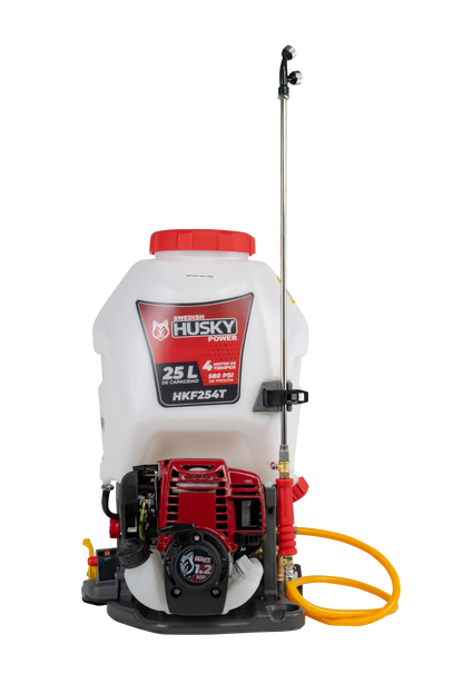 Fumigadora Aspersora 25L De Doble Varilla Motorizada 1.2 Hp De 4 Tiempos 35.8 CC Husky HKF254T