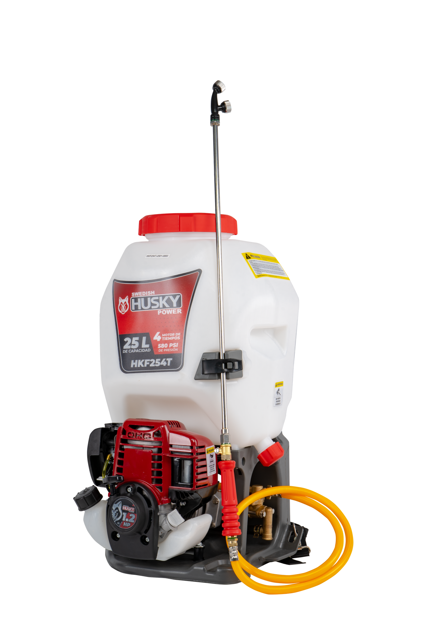 Fumigadora Aspersora 25L De Doble Varilla Motorizada 1.2 Hp De 4 Tiempos 35.8 CC Husky HKF254T