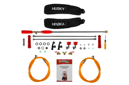 Fumigadora Aspersora 25L De Doble Varilla Motorizada 1.2 Hp De 4 Tiempos 35.8 CC Husky HKF254T
