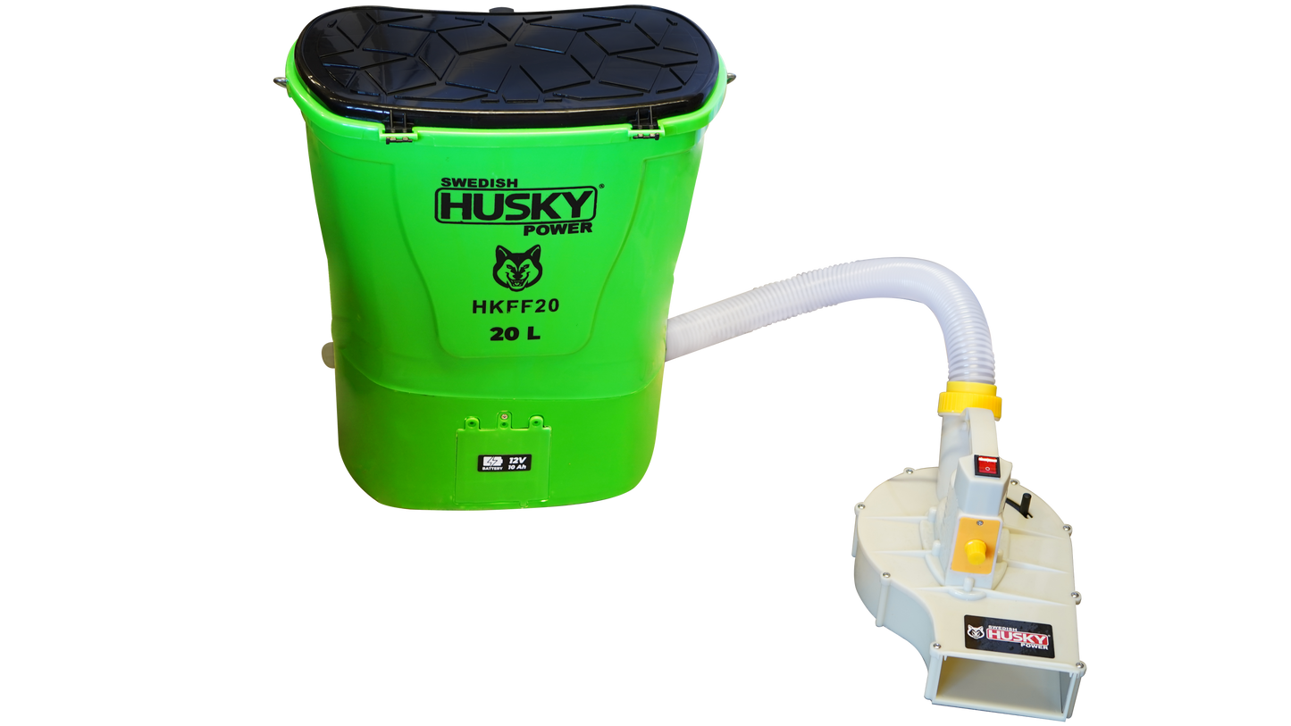 Fumigadora a Batería Recargable Para Granulados Y Fertilizantes 20L Husky Power HKFF20