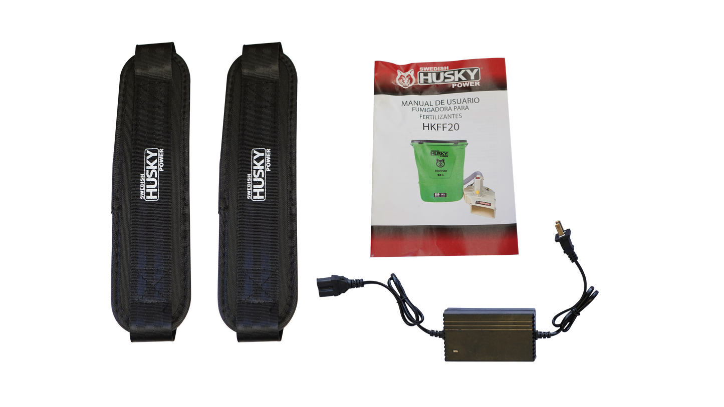 Fumigadora a Batería Recargable Para Granulados Y Fertilizantes 20L Husky Power HKFF20