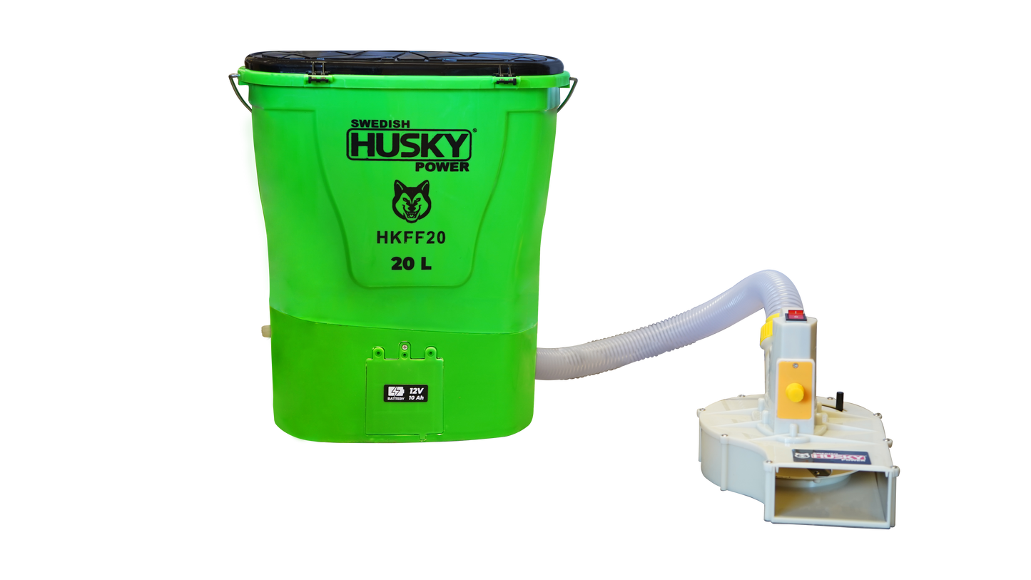 Fumigadora a Batería Recargable Para Granulados Y Fertilizantes 20L Husky Power HKFF20