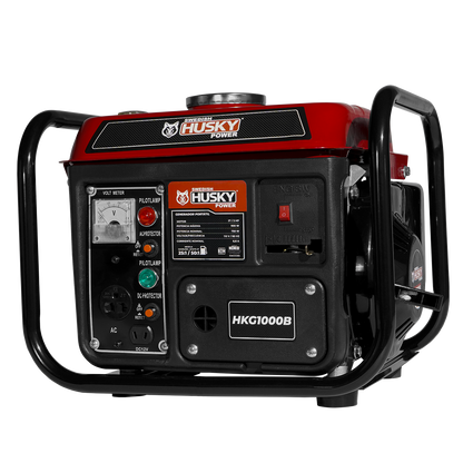 Generador A Gasolina Portátil 60cc 2 Hp 2 Tiempos 750W-900W Husky HKG1000B