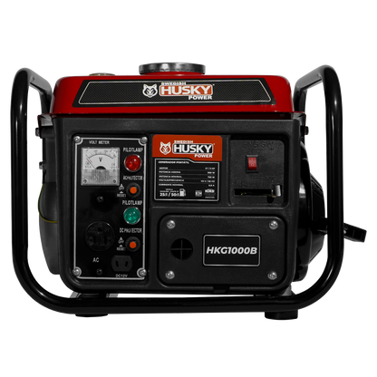 Generador A Gasolina Portátil 60cc 2 Hp 2 Tiempos 750W-900W Husky HKG1000B