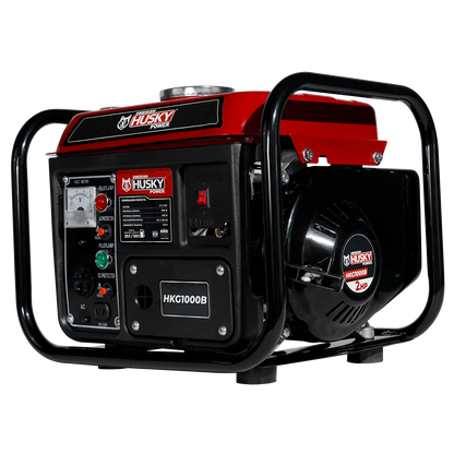 Generador A Gasolina Portátil 60cc 2 Hp 2 Tiempos 750W-900W Husky HKG1000B