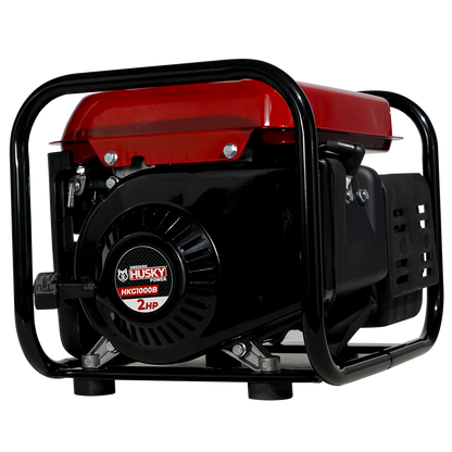 Generador A Gasolina Portátil 60cc 2 Hp 2 Tiempos 750W-900W Husky HKG1000B