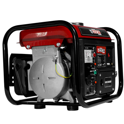 Generador A Gasolina Portátil 60cc 2 Hp 2 Tiempos 750W-900W Husky HKG1000B