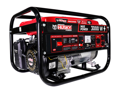 Generador A Gasolina Portátil 230cc 7.5 Hp 4 Tiempos 2800W-3000W Husky HKG3100