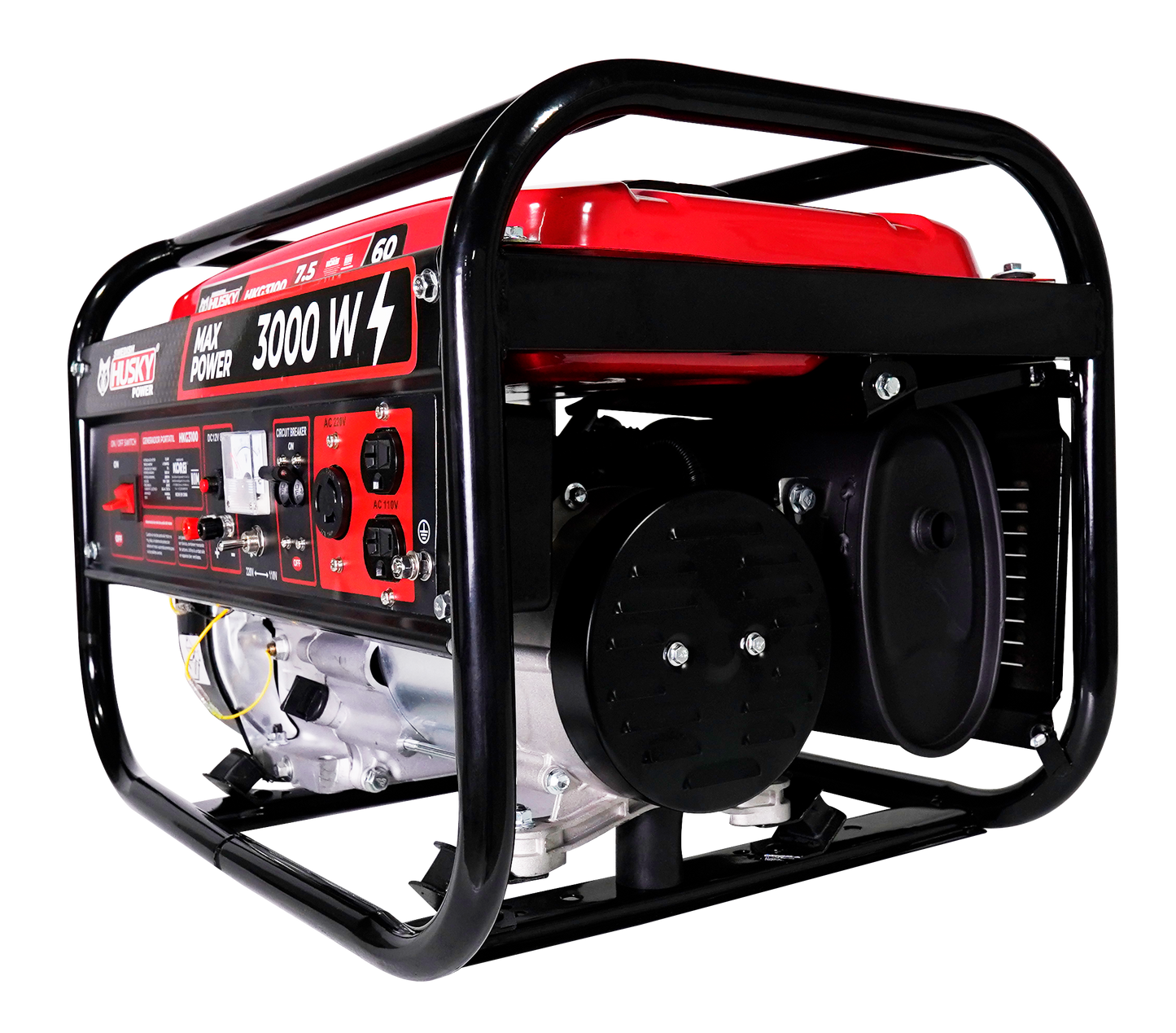 Generador A Gasolina Portátil 230cc 7.5 Hp 4 Tiempos 2800W-3000W Husky HKG3100