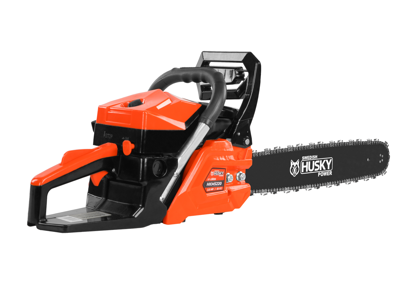 Motosierra De 20" Con Motor A Gasolina De 2 Tiempos 52cc 2.5Hp Husky HKM5220