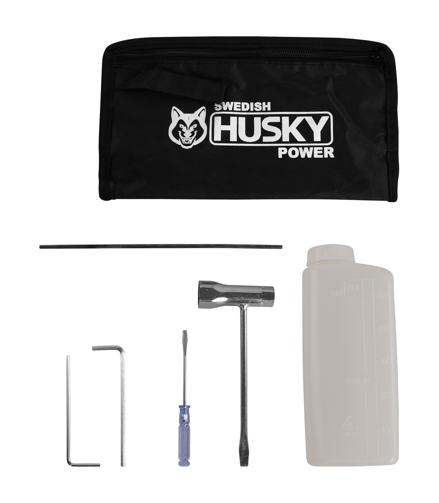 Motosierra De 20" Con Motor A Gasolina De 2 Tiempos 52cc 2.5Hp Husky HKM5220