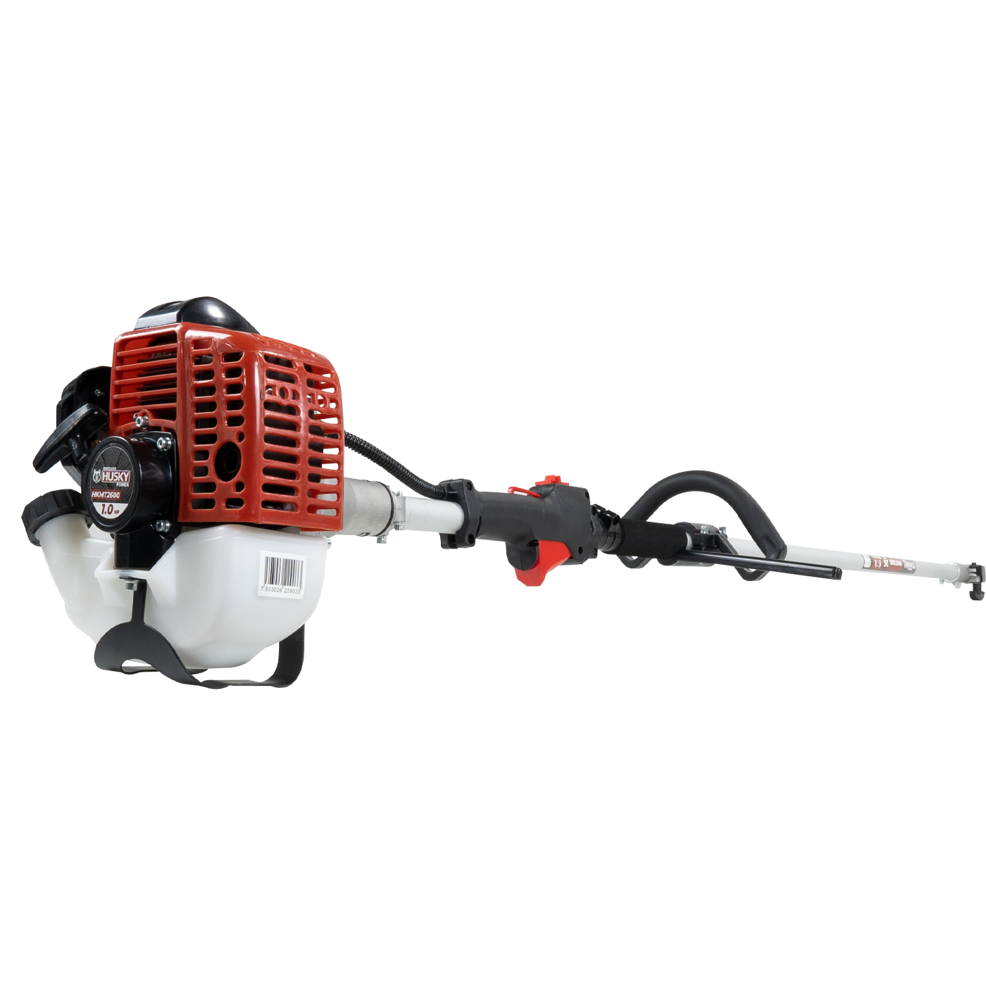 Motosierra Telescópica De 1.65m Y Barra De 12" Con Motor A Gasolina De 2 Tiempos 26cc 1.3Hp Husky HKMT2600