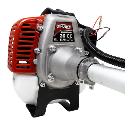 Motosierra Telescópica De 1.65m Y Barra De 12" Con Motor A Gasolina De 2 Tiempos 26cc 1.3Hp Husky HKMT2600