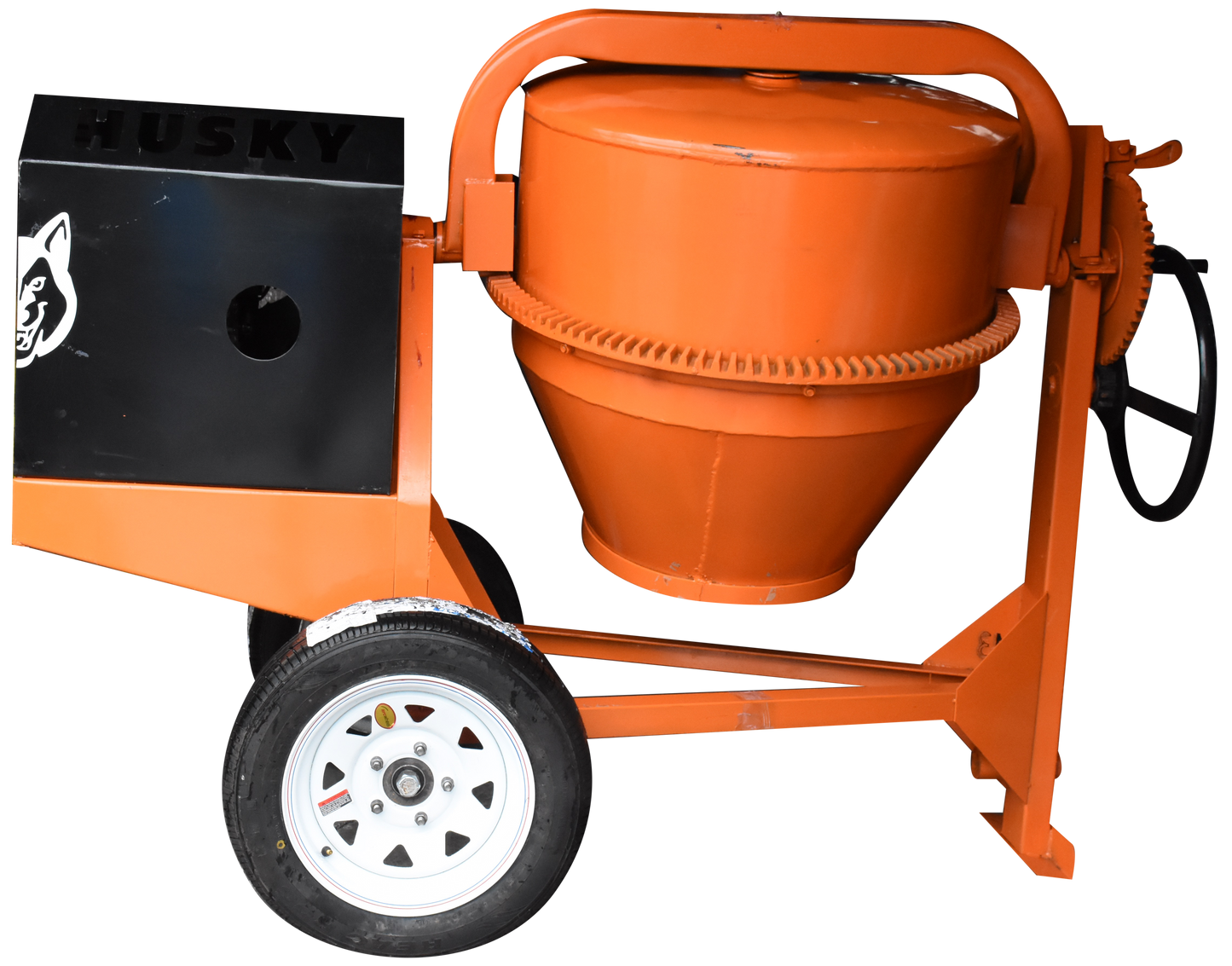 Revolvedora De Acero 1 Saco Con Motor a Gasolina 4 Tiempos 9 Hp Husky Power HKRB1-HSK9