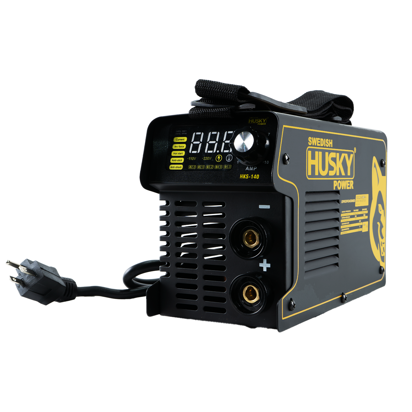 Soldadora Inverter Bi Volaje 110V-220V de 100A a 130A Husky HKS-140