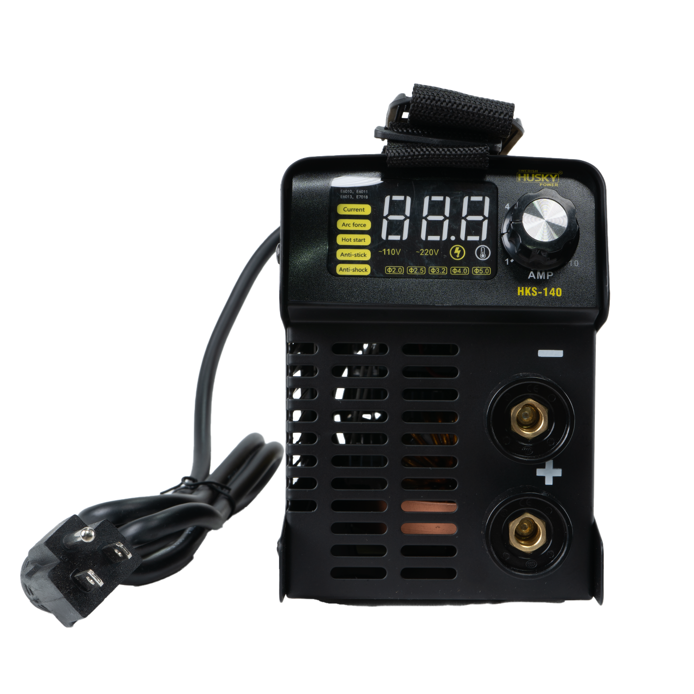 Soldadora Inverter Bi Volaje 110V-220V de 100A a 130A Husky HKS-140J