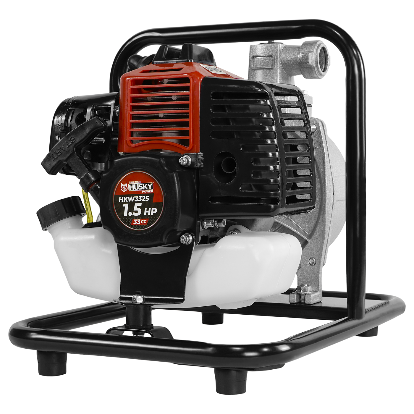 Motobomba A Gasolina 33cc 1.5 Hp Portátil Aucotcebante 2 Tiempos 1"x1" Husky HKW3325