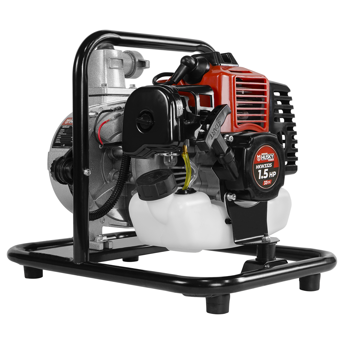 Motobomba A Gasolina 33cc 1.5 Hp Portátil Aucotcebante 2 Tiempos 1"x1" Husky HKW3325