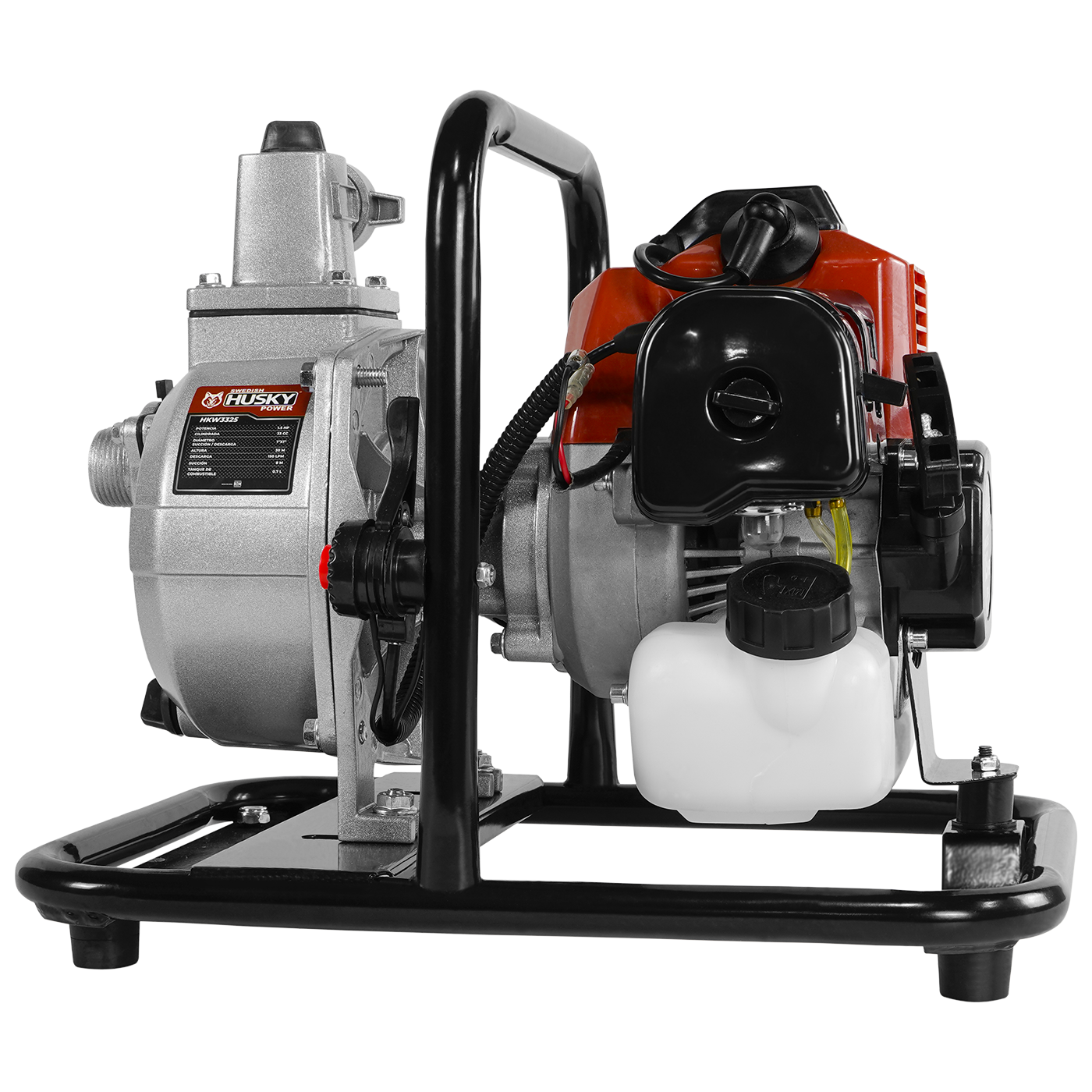 Motobomba A Gasolina 33cc 1.5 Hp Portátil Aucotcebante 2 Tiempos 1"x1" Husky HKW3325