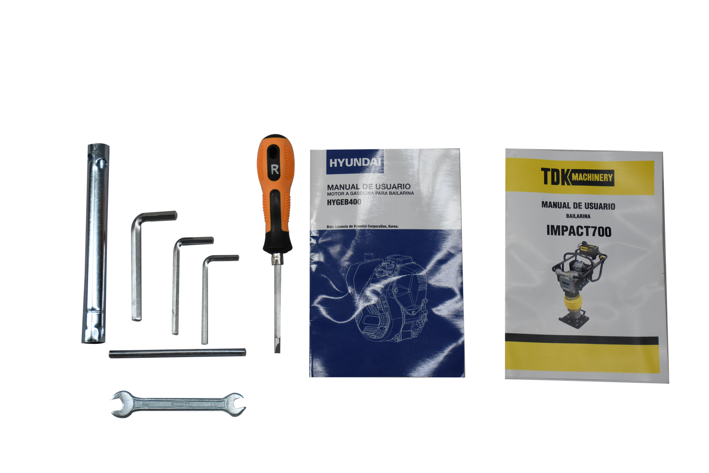 Bailarina Con Motor Korei A Gasolina de 4Hp Altura De Salto  45-75MM 640-680GPM  IMPACT700