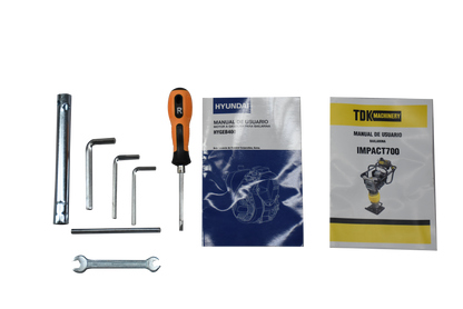 Bailarina Con Motor Korei A Gasolina de 4Hp Altura De Salto  45-75MM 640-680GPM  IMPACT700