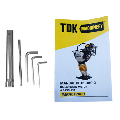 Bailarina Con Motor Honda A Gasolina de 5.5Hp Altura De Salto  40-75MM 640-680GPM  IMPACT700H