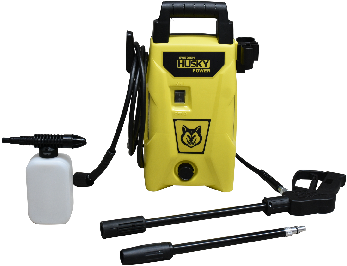 Hidrolavadora Eléctrica 110V 1520 PSI Con Rociador De Jabon Epumadora Swedish Husky Power 1400W  JET140