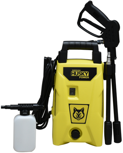 Hidrolavadora Eléctrica 110V 1520 PSI Con Rociador De Jabon Epumadora Swedish Husky Power 1400W  JET140
