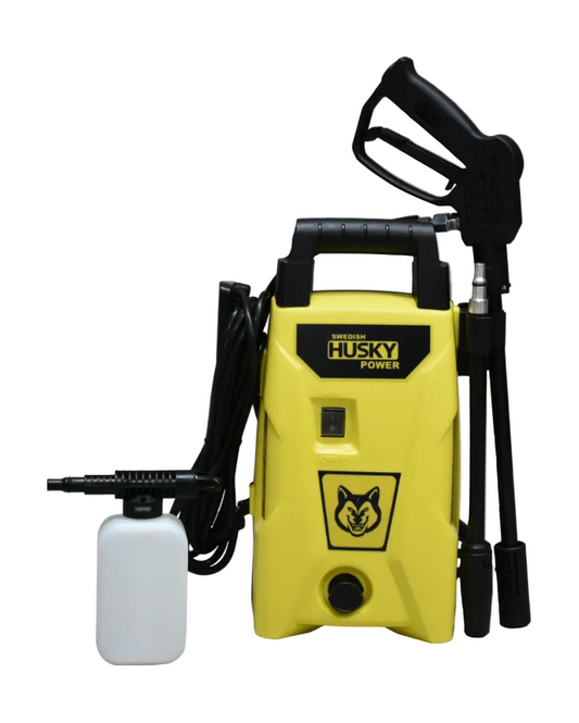 Hidrolavadora Eléctrica 110V 1520 PSI Con Rociador De Jabon Epumadora Swedish Husky Power 1400W  JET140
