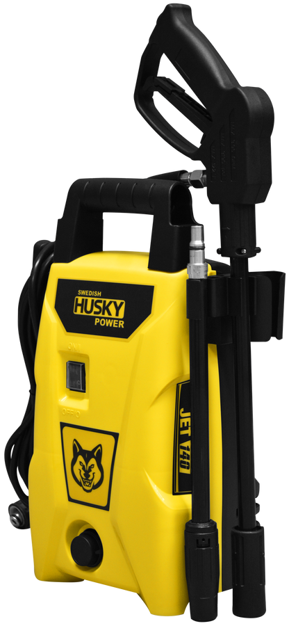 Hidrolavadora Eléctrica 110V 1520 PSI Con Rociador De Jabon Epumadora Swedish Husky Power 1400W  JET140