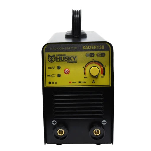 Soldadora Inverter Bi Volaje TIG MMA 110V-220V de 100A a 120A Husky KAIZER130