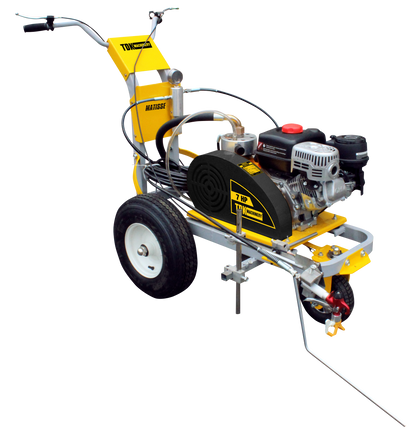 Maquina Pinta Rayas Hyundai Con Motor A Gasolina 7 HP MATISSE