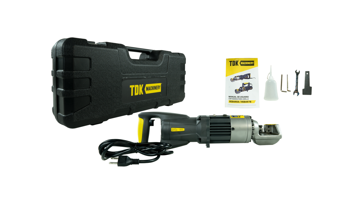 Cortadora Para Varilla Profesional Electrica 110V/60 Hz 1000W Diametro 5/32 a 5/8 TDK MACHINERY - REBAR58