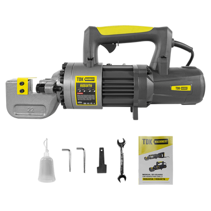Cortadora De Varilla Profesional Electrica 110V/60 Hz 1150W  5/8 a 7/8 De Corte TDK MACHINERY - REBAR78