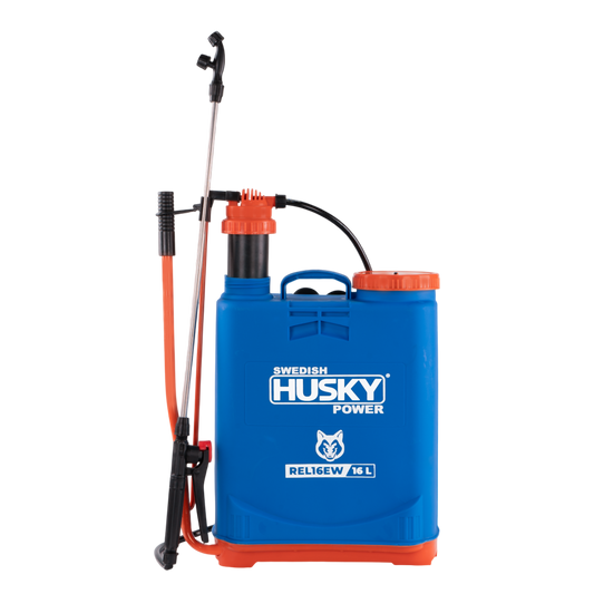 Fumigadora Aspersora Manual De Mochila 16L Pistón De Polietileno Husky REL16EW