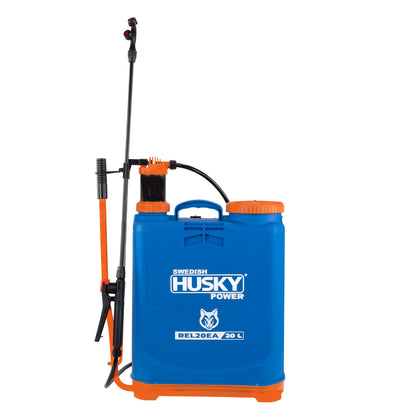 Fumigadora Aspersora Manual De Mochila 20L Pistón De Polietileno Husky REL20EA