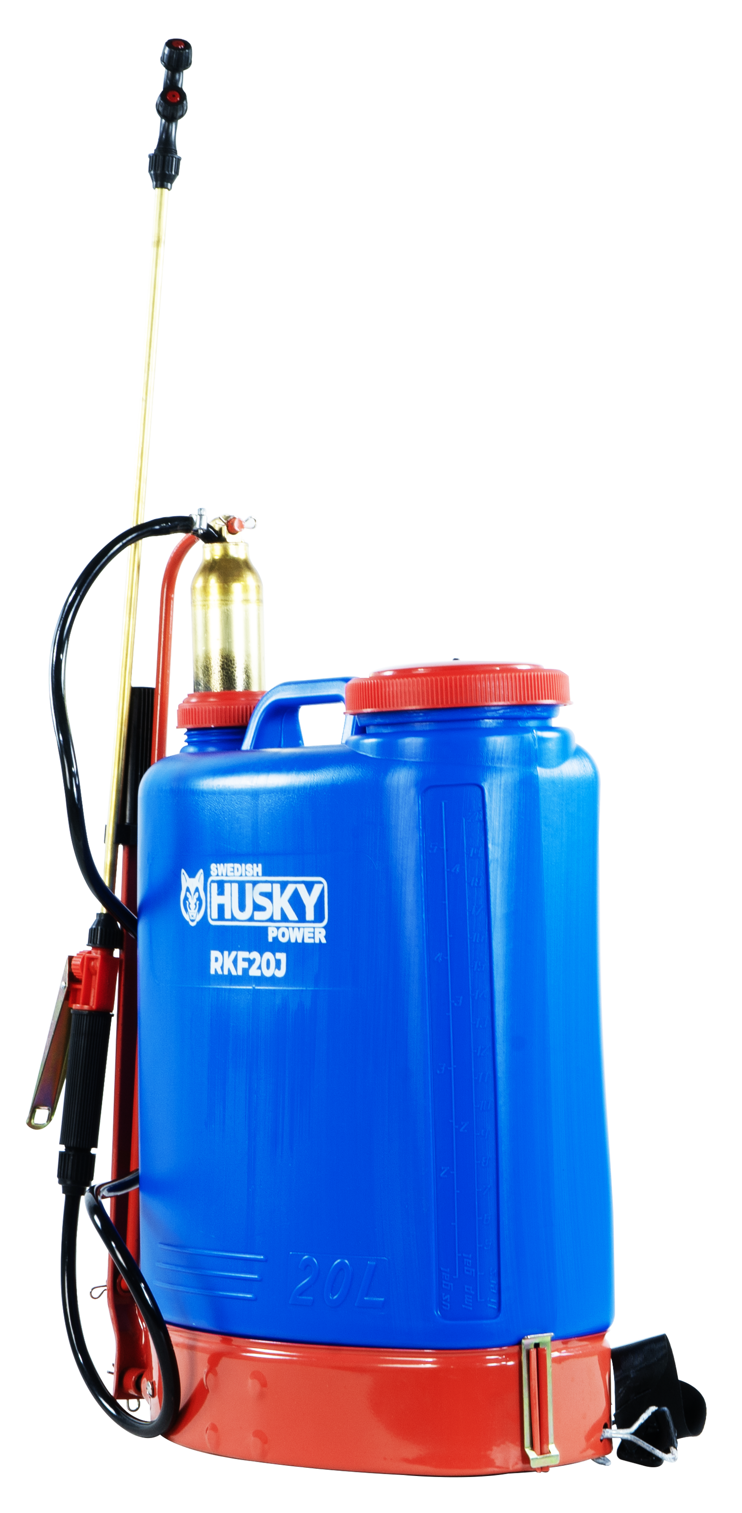 Fumigadora Aspersora Manual De Mochila 20L Pistón De Laton Husky RKF20J