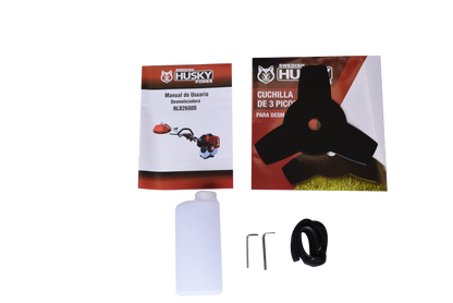 Desbrozadora Desmalezadora Recta 2 Tiempos 26cc 1.2Hp Husky RLD2600D