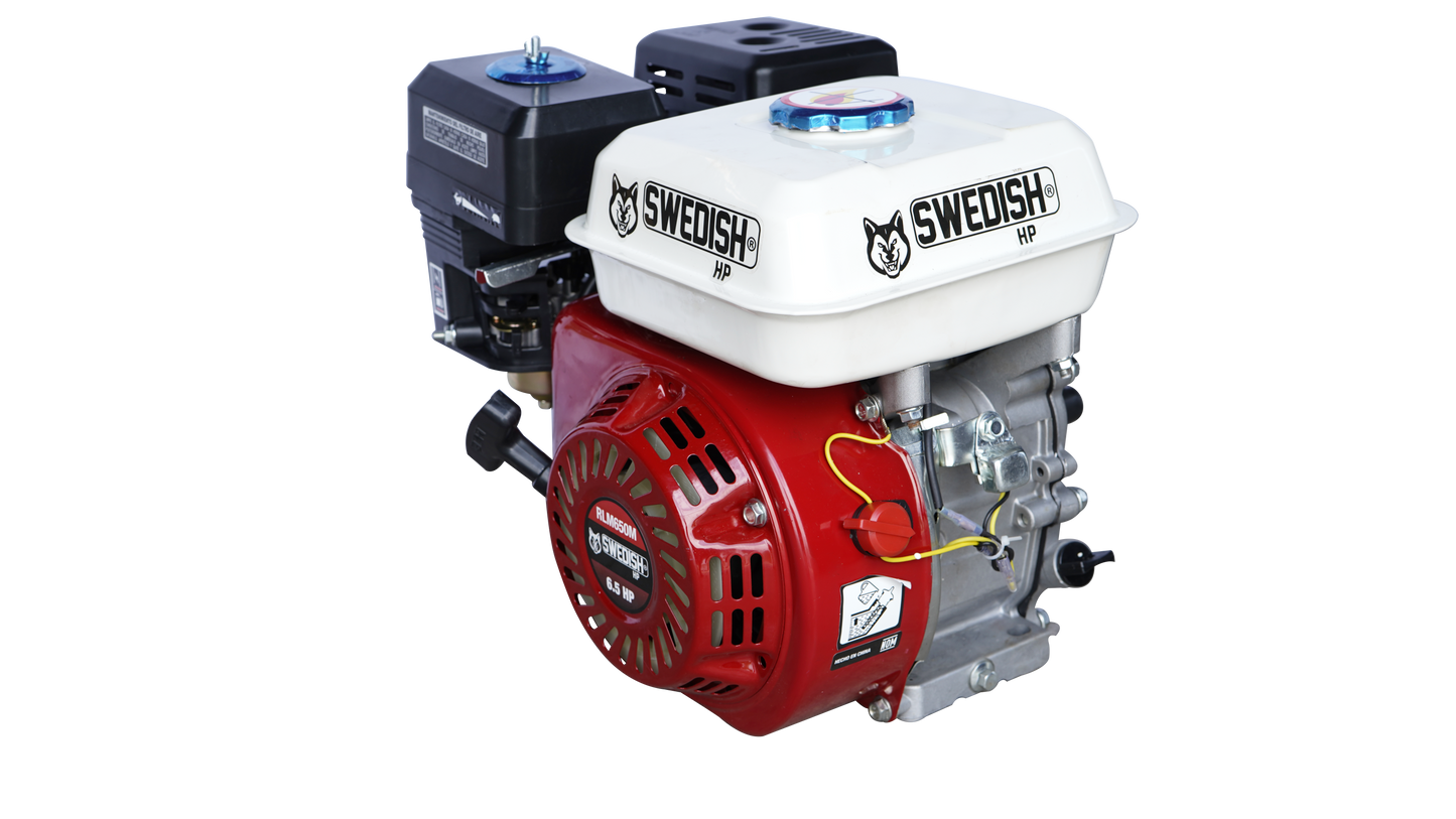 Motor A Gasolina 200cc 6.5 Hp Flecha Cuñero Arranque Manual Husky RLM650M