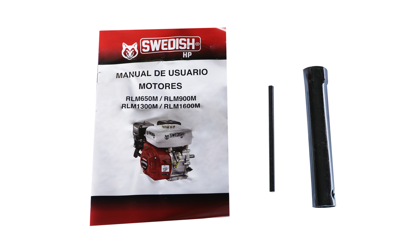 Motor A Gasolina 200cc 6.5 Hp Flecha Cuñero Arranque Manual Husky RLM650M