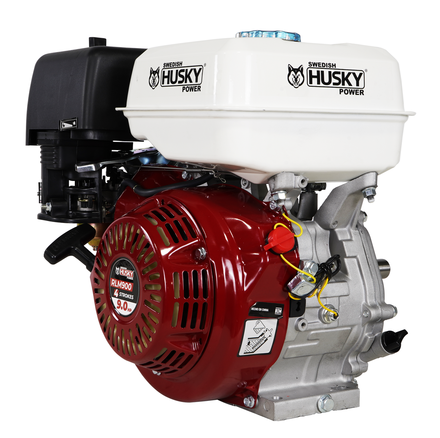 Motor A Gasolina 270cc 9 Hp Flecha Cuñero Arranque Manual Husky RLM900